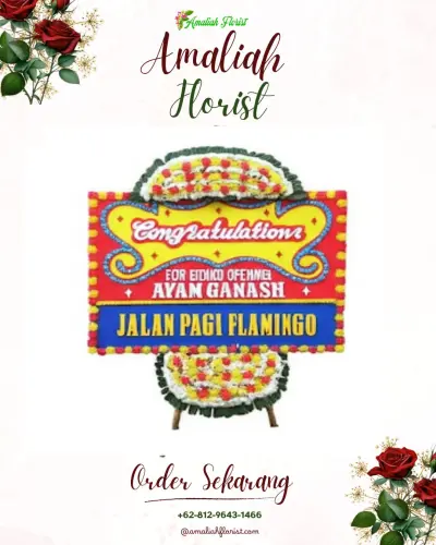 Bunga Papan Congratulation di Demen